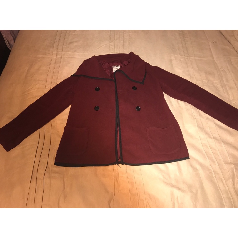 Old Navy Burgundy Red Coat